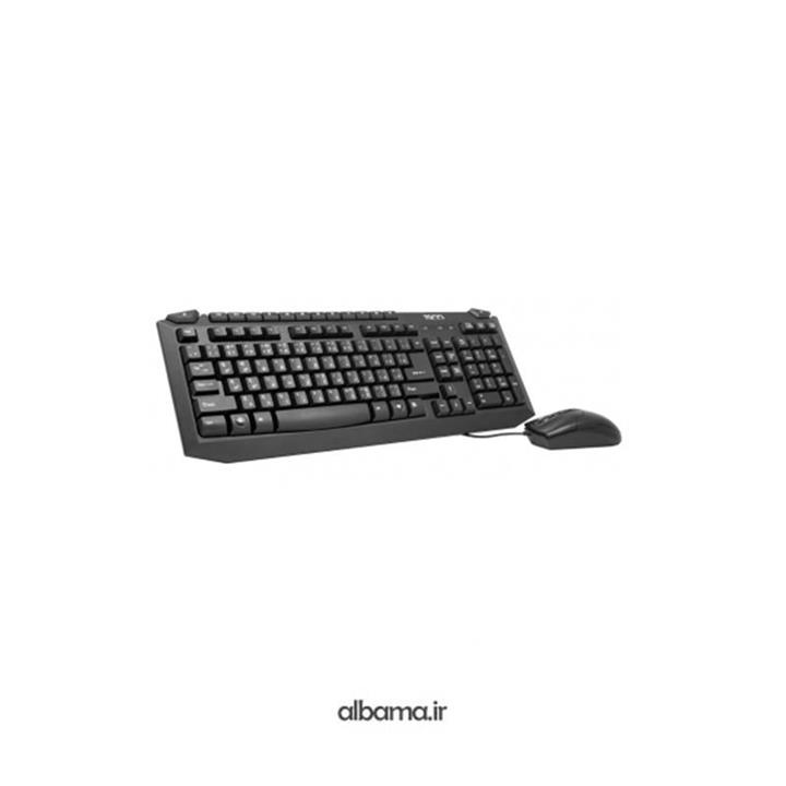 کیبورد و ماوس TKM 8054N تسکو TSCO TKM 8054N Keyboard With Mouse With Persian Letters